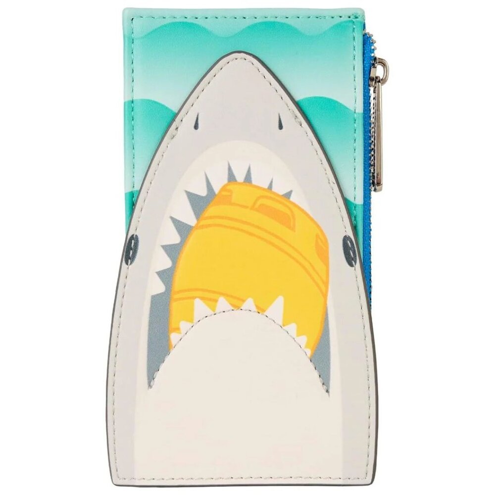 Loungefly Jaws 50th Anniversary Mini Backpack and Cardholder Set NWT - Picture 15 of 16